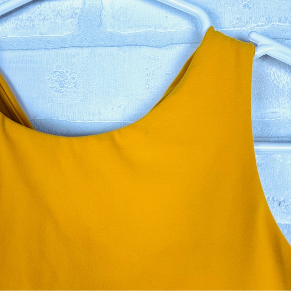 ATHLETA Conscious Crop Bra in Abyssinian Yellow Women's M Gym Yoga Athleisure - Picture 6 of 11